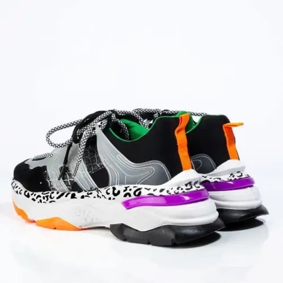 Nwb Azalea Wang Lost IN the forest Chunky Sneaker SZ#6 - Picture 5 of 12